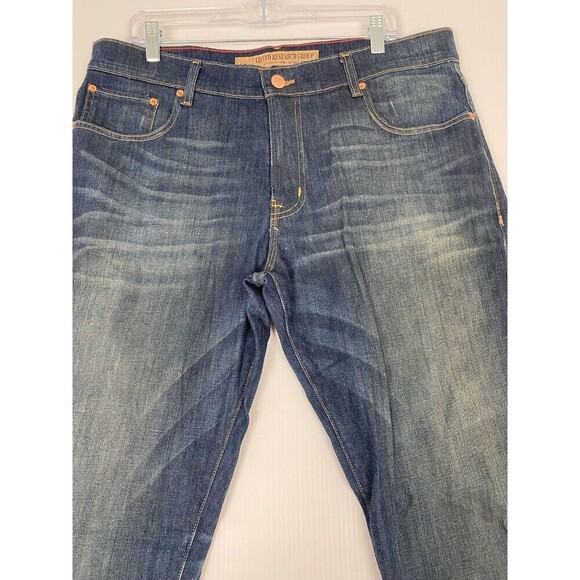 Raised Research Group LRG Straight Fit Jeans Men 38 Blue Mustaches J155010 style - Picture 4 of 15